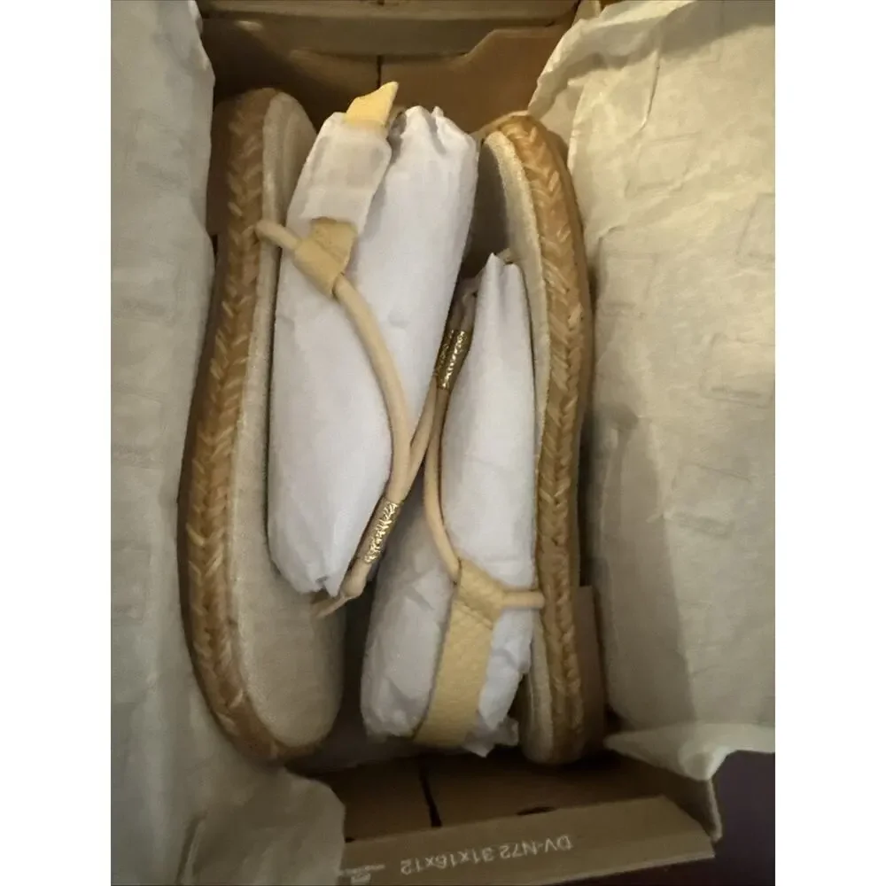 DOLCE VITA Meryl Slingback Sandals French Vanilla New in Box SZ 8.5 Women's